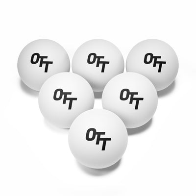 OTT Pong Balls, 6 pcs